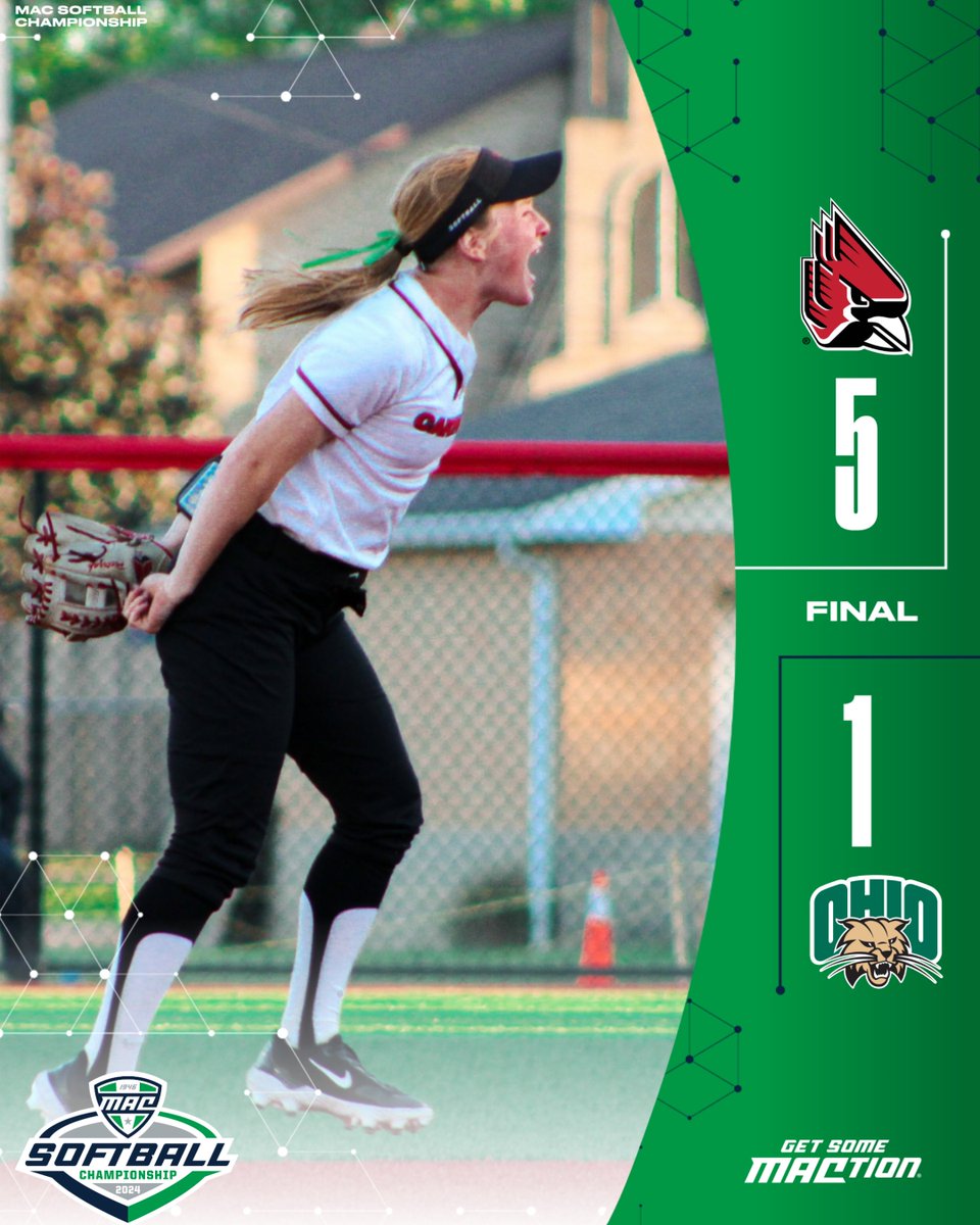 W. W. W. The Cardinals win three games on the day to move on to Championship Saturday ‼️ @BallStateSB | #MACtion