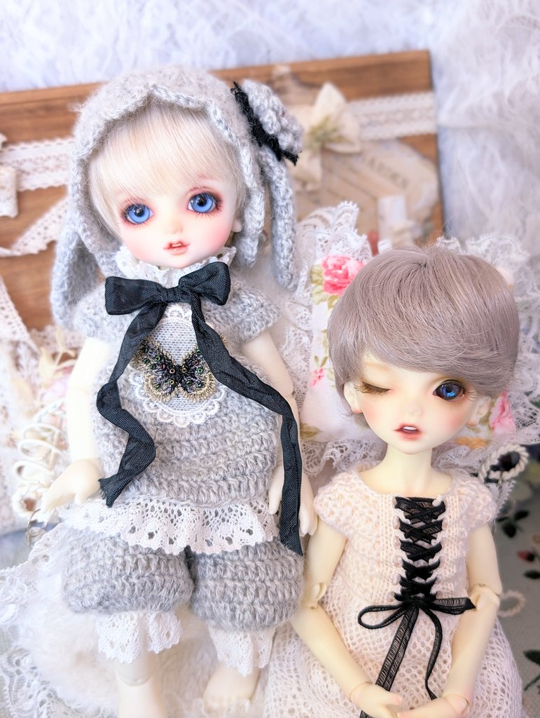 chaton_queue18's tweet image. amuemu様(@amudolloutfit)のお洋服✨
とっても可愛い💕ふんわり優しい雰囲気で大好きです🥰
素敵なお洋服をありがとうございました☺️