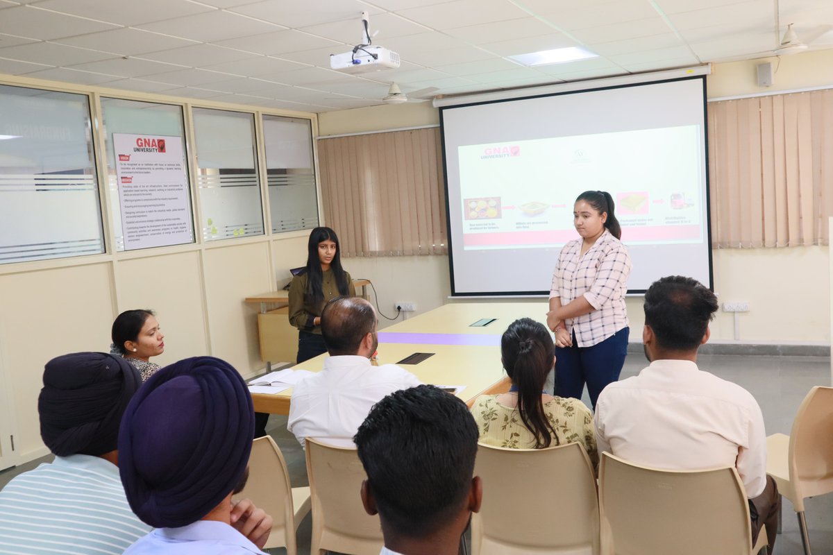 #GNAUniversity Department of #CivilEngineering in partnership with GU-TBI and GU-IIC, proudly hosted the 'Innovative Project Pitch' #competition, a dynamic event designed to harness and highlight the #entrepreneurial talents of #students from all academic backgrounds.