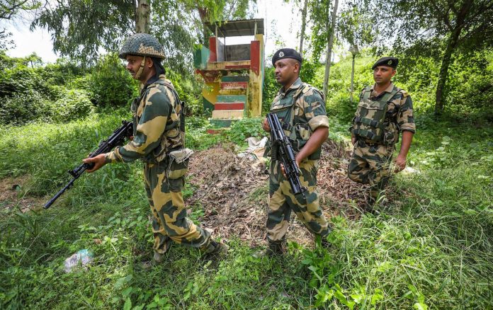 BSF personnel opened fire on Friday night to shoot down a Pakistani drone near the International Border (IB) in Jammu and Kashmir’s Samba district. Troops of the BSF detected the movement of the drone from the Pakistan side late in the night and fired nearly two dozen rounds.
