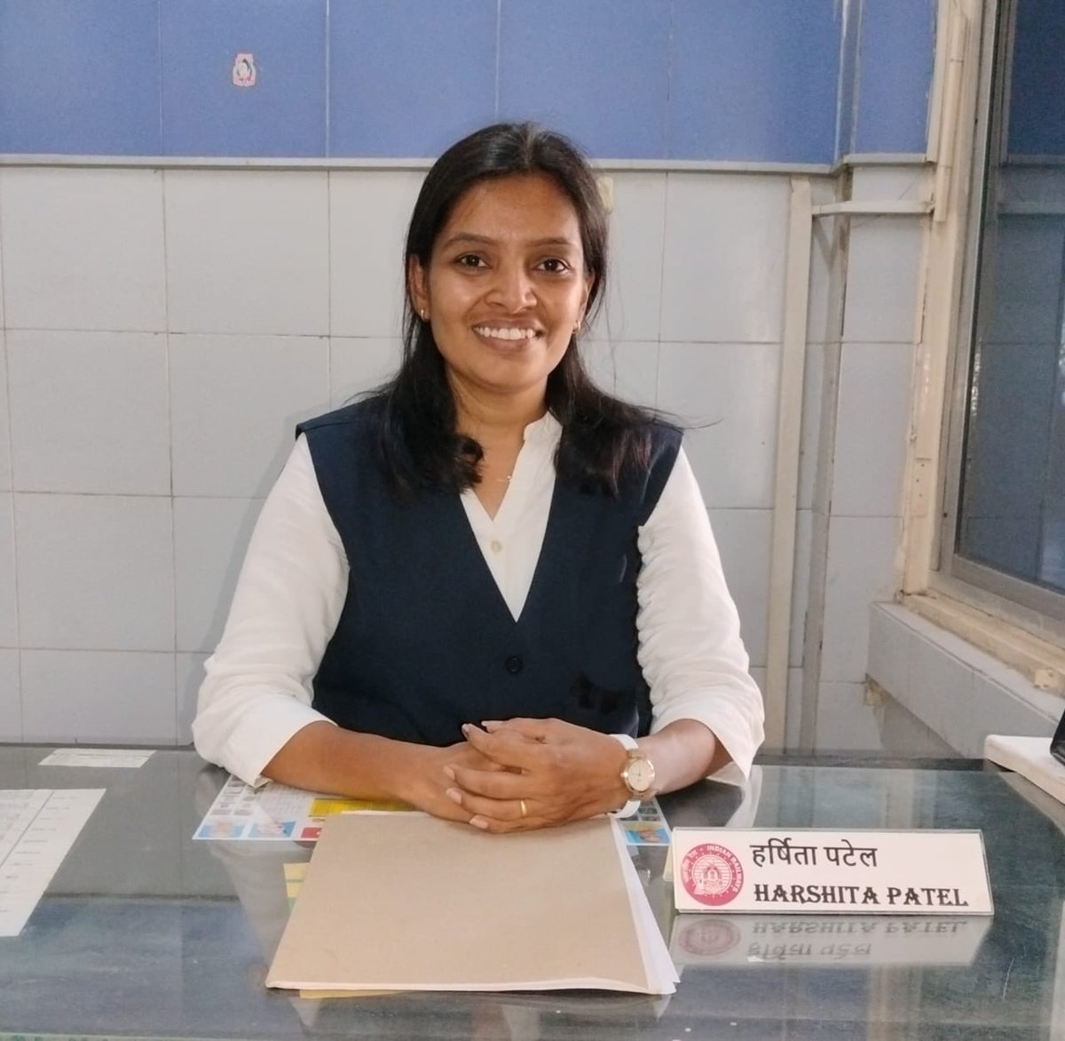 We are proud to announce the appointment of Smt. Harshita A. Patel as the First Female Dy. Station Superintendent (Commercial) of Bilimora Jn.  @WesternRly @RailMinIndia 
#WomenEmpowerment #BreakingTheBarrier #Leadership  #Genderequality #Inclusion #Diversity #WomenInLeadership