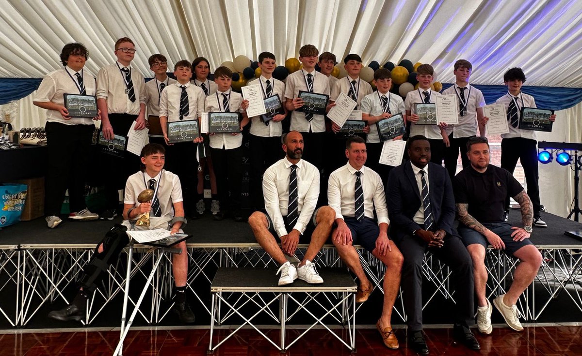 Thank you @EcclesRugby #juniors for a great presentation evening on Thursday. Rafe’s first full season with union and for making this league boy welcome. #lancashirecupwinners #poolb #eccles #rugbyunion #grassroots