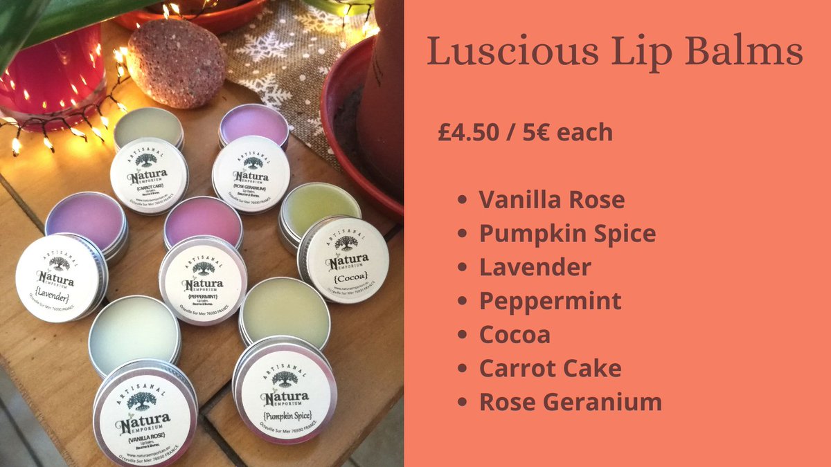 THE most popular product that gets pinched (by others), has to be the lip balms. TOP TIP: buy at least 2 as one is definitely going to end up in someone else's pocket 🤣 naturaemporiumfr.etsy.com/listing/107804… #UKGiftHour #ShopIndie #skincare #plantbased