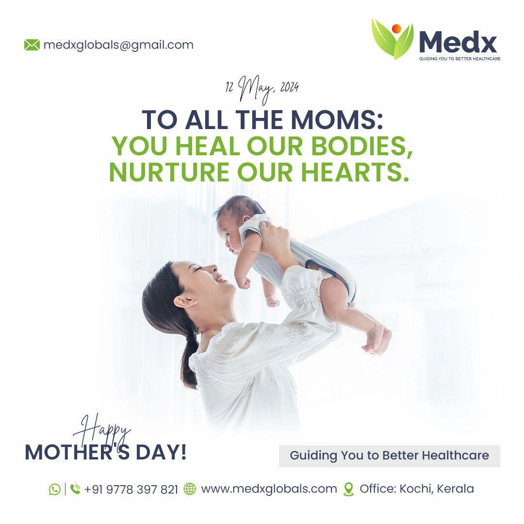 Happy Mother's Day to all the amazing moms 🤰🏼

#Medxglobals #kochi #infertilitytreatment #InfertilitySupport #MothersDay #LoveYouMom #HappyMothersDay