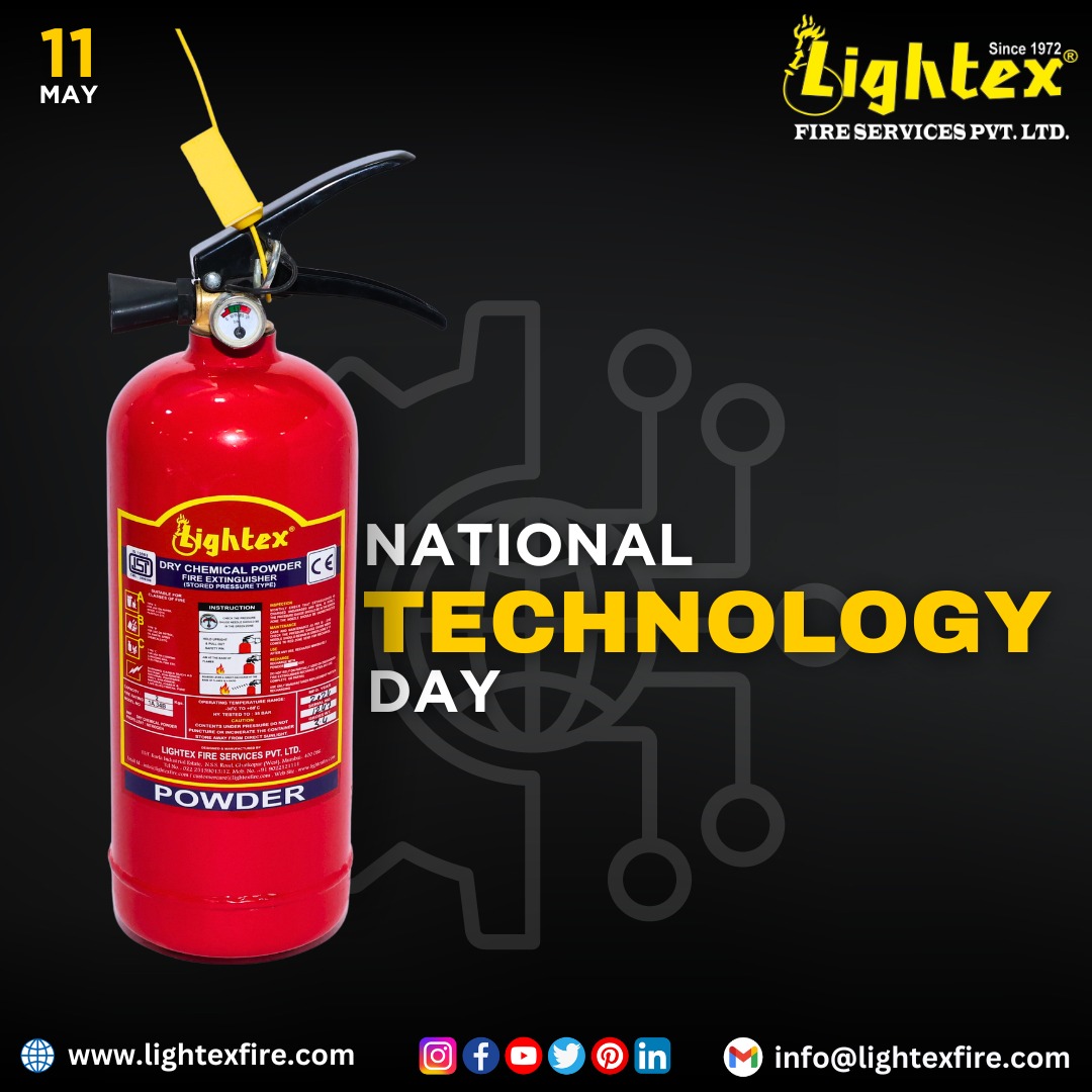 'National Technology Day: Celebrating advancements in fire safety technology that keep our communities safe.' #NationalTechnologyDay  #FireSafety #firesafetysolutions