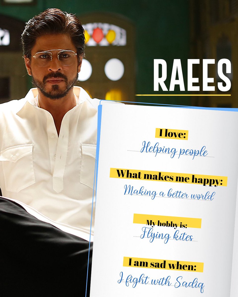 This diary's page belongs to Raees, and so does our heart 🥰❤

#RedChilliesEntertainment #Raees #SRK #ShahRukhKhan #SlamBook