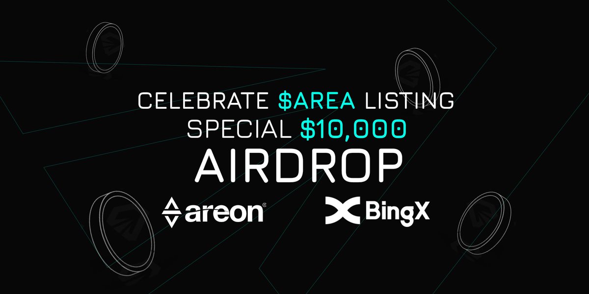 Hello friends do you knowtgat $AREA of @AreonNetwork is now listed on @BingXOfficial! 🎉 Celebrate it with a special airdrop campaign! 🎁 Grab your share from 10,000 $USDT prize pool! ⚡️ Join the campaign here: soquest.xyz/space/areonnet… Winners will be notified via BingX…