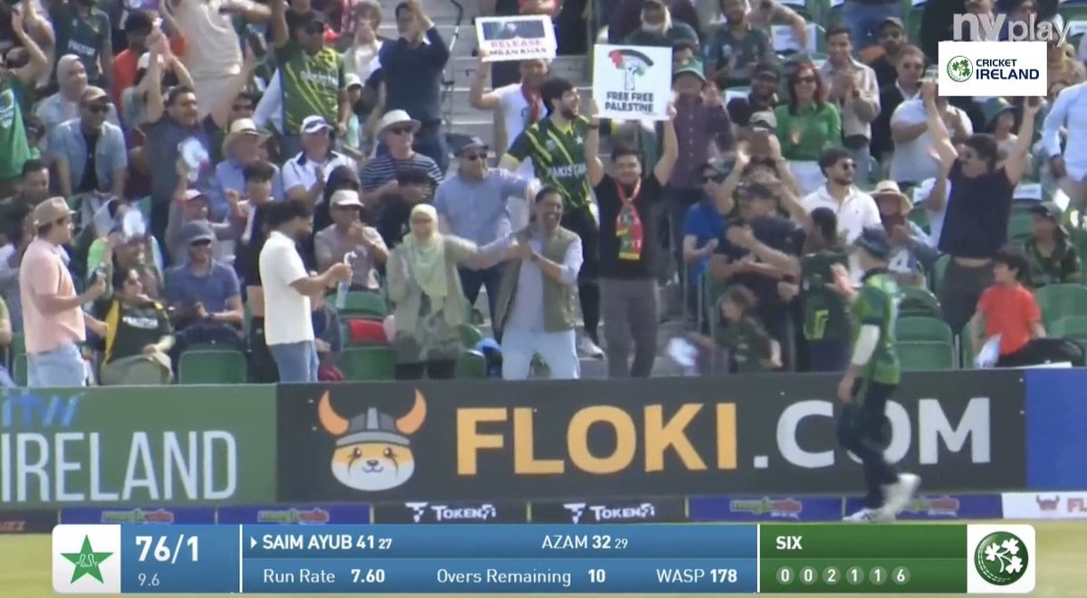 Nothing beats the electrifying atmosphere of an Ireland-Pakistan showdown on the cricket field. The skill, intensity, and sheer love for the game make every match a spectacle to behold!
#BackingGreen, #FLOKI, and #TokenFi.