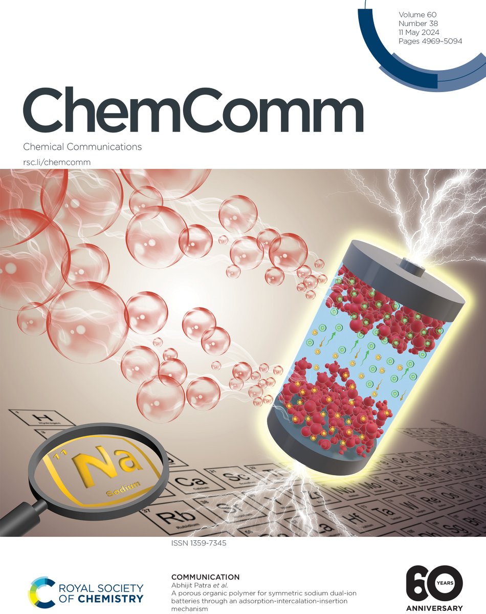 Functional Materials Laboratory (FML), IISERB (@fmlgroupiiserb) on Twitter photo We are thrilled to hear about the cover page art for our recent ChemComm (<a href="/ChemCommun/">Chemical Communications</a>) article. Congratulations to Dr. Suprabhat Sarkar, Mr. Tapas Kumar Dutta and all the co-authors on this achievement.
For more details, visit: doi.org/10.1039/D4CC00…
<a href="/abhijitiiserb/">Abhijit Patra</a> <a href="/chm_iiserb/">Dept of Chemistry, IISER Bhopal</a> We are thrilled to hear about the cover page art for our recent ChemComm (<a href="/ChemCommun/">Chemical Communications</a>) article. Congratulations to Dr. Suprabhat Sarkar, Mr. Tapas Kumar Dutta and all the co-authors on this achievement.
For more details, visit: doi.org/10.1039/D4CC00…
<a href="/abhijitiiserb/">Abhijit Patra</a> <a href="/chm_iiserb/">Dept of Chemistry, IISER Bhopal</a>