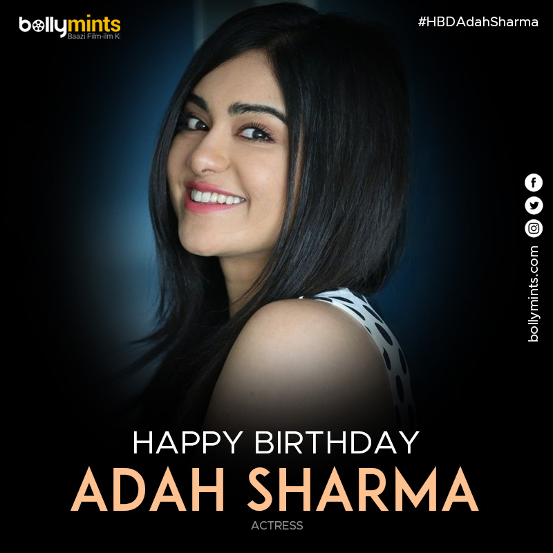Wishing A Very Happy Birthday To Actress #AdahSharma !
#HBDAdahSharma #HappyBirthdayAdahSharma