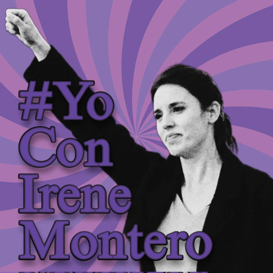 #9J
#IreneMonteroAEuropa
#YoConPodemos 
#IreneAEuropa
#YoConIreneMontero