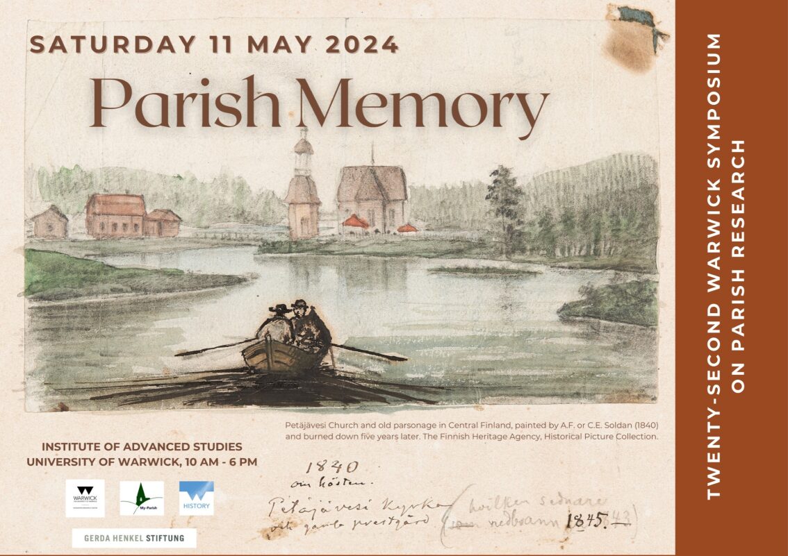 My_Parish's tweet image. SYMPOSIUM DAY ! @My_Parish welcomes all speakers &amp;amp; participants to its 22nd annual meeting, this year in hybrid format on the theme of &apos;Parish Memory&apos;. Looking forward to hearing about areas ranging from Transylvania to Ireland since the Middle Ages #PaSymp24