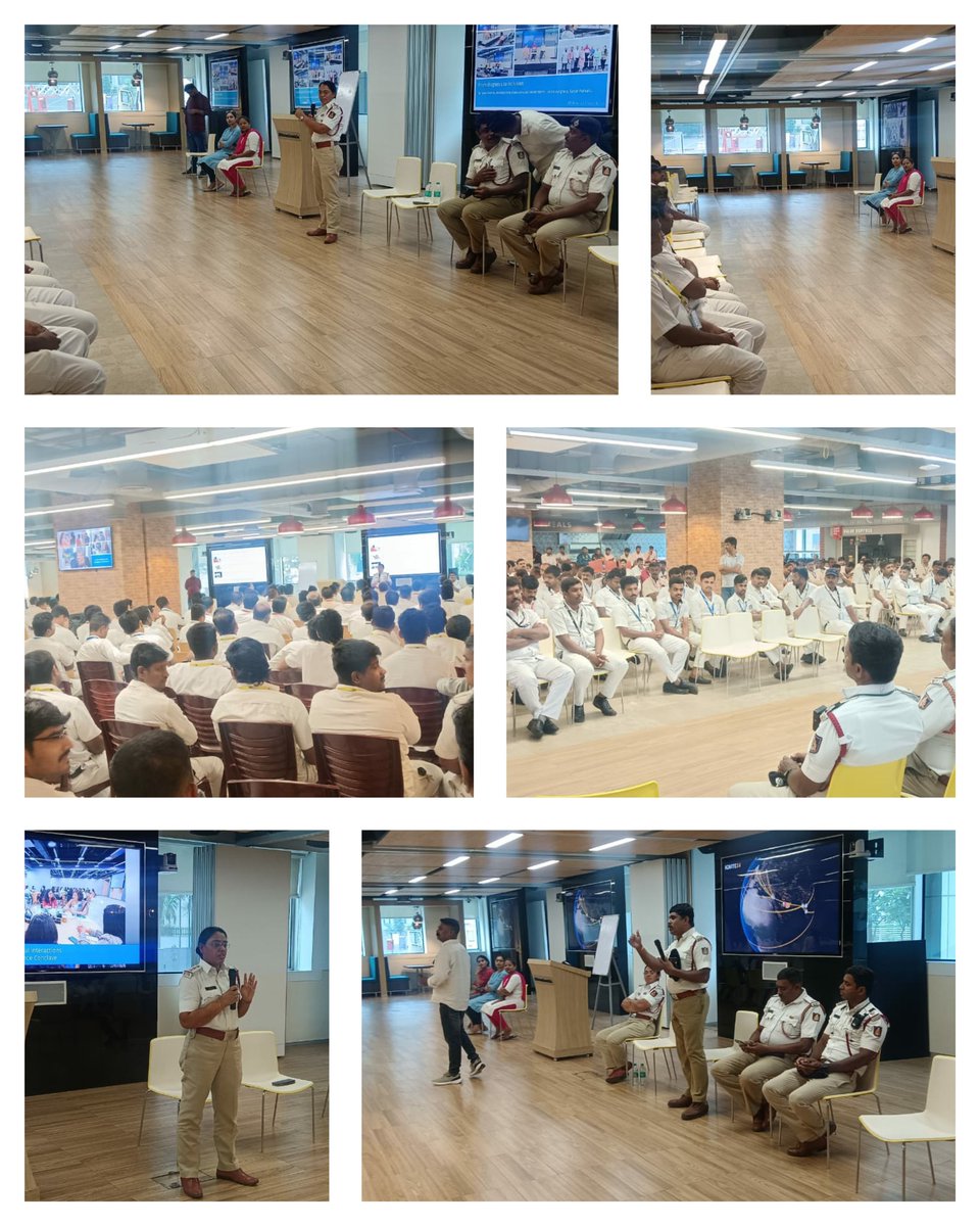 Conducted a traffic awareness program for JP Morgan employees and their cab drivers at Kaadubeesanahalli junction, facilitating a constructive dialogue on traffic management and road safety. @CPBlr @Jointcptraffic @DCPTrEastBCP @acpwfieldtrf @blrcitytraffic @BlrCityPolice