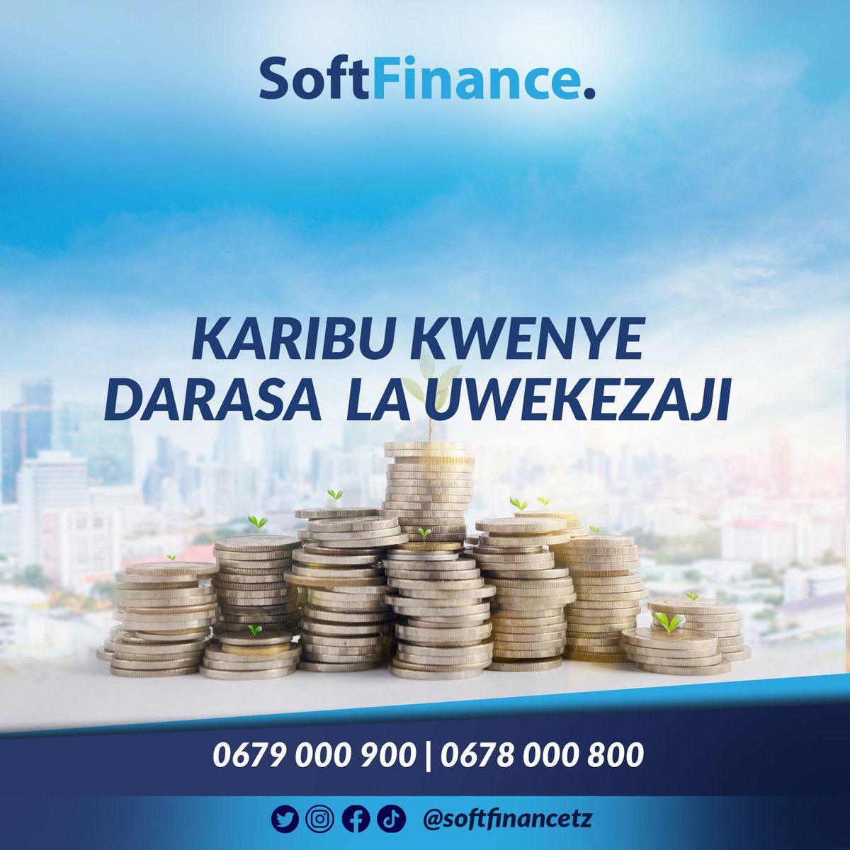 Usikubali kukaa kinyonge. Umekwama pesa ya kuendesha biashara jichukulie mkopo wa haraka kutoka @softfinancetz Mkopo wao ni wa uhakika na uzuri unapokopa #SoftFinance hupotezi kitu kwani wanakupa hadi somo la uwekezaji. Usipoteze muda Wacheki sasa ufurahie huduma zao #MpangoPesa