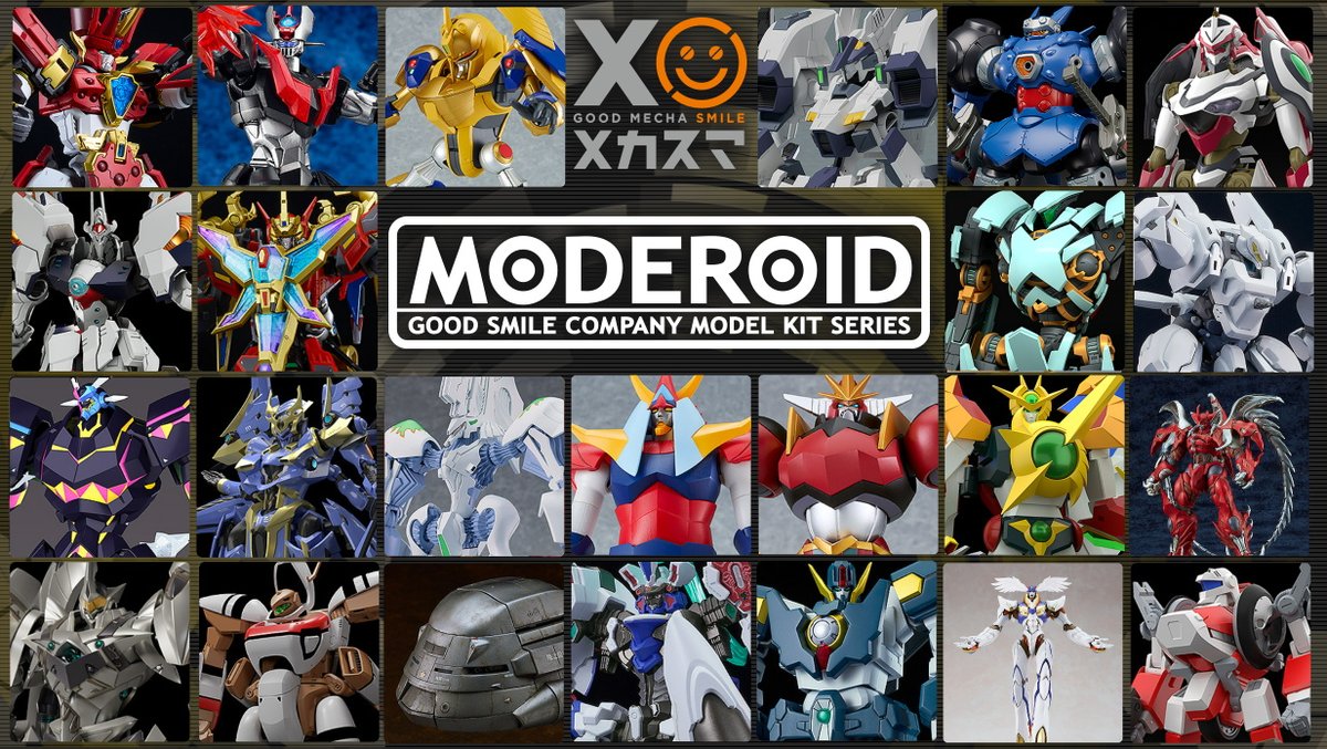 gsc_hiro's tweet image. 本日で【6年】✨
#MODEROID は第1弾の発売から丸6年となりました🎊

6年間で発売した商品は200以上！

いつも楽しんでいただきありがとうございます！
そして、商品づくりにお力をお貸しいただいている皆様、ありがとうございます。

これからも頑張ります～～　#メカスマ