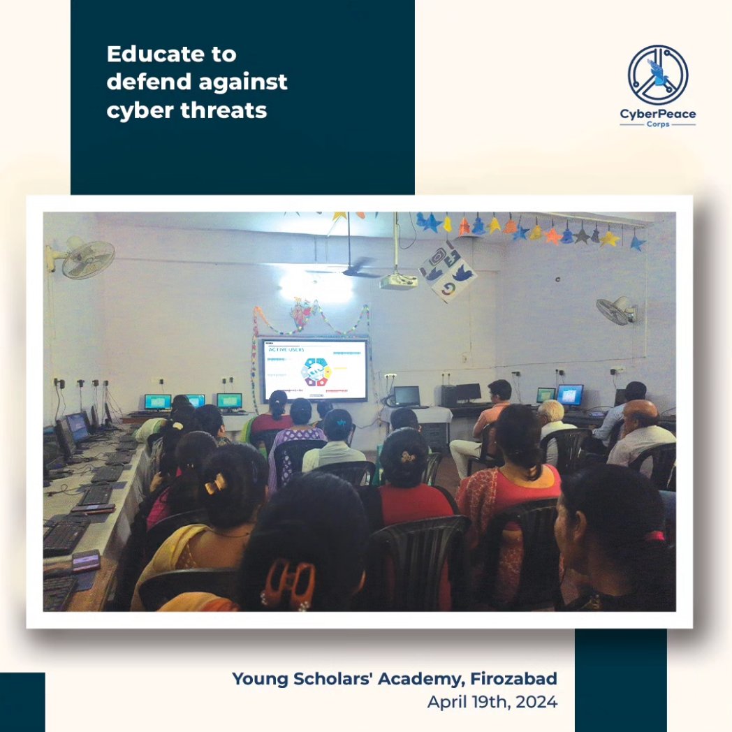 Equipping educators for a safer digital tomorrow! 
Led a dynamic Cyber Awareness session with the dedicated teachers at Young Scholars' Academy, Firozabad. 

We delved into the latest cybersecurity trends, best practices, and strategies to ensure a safe online learning…