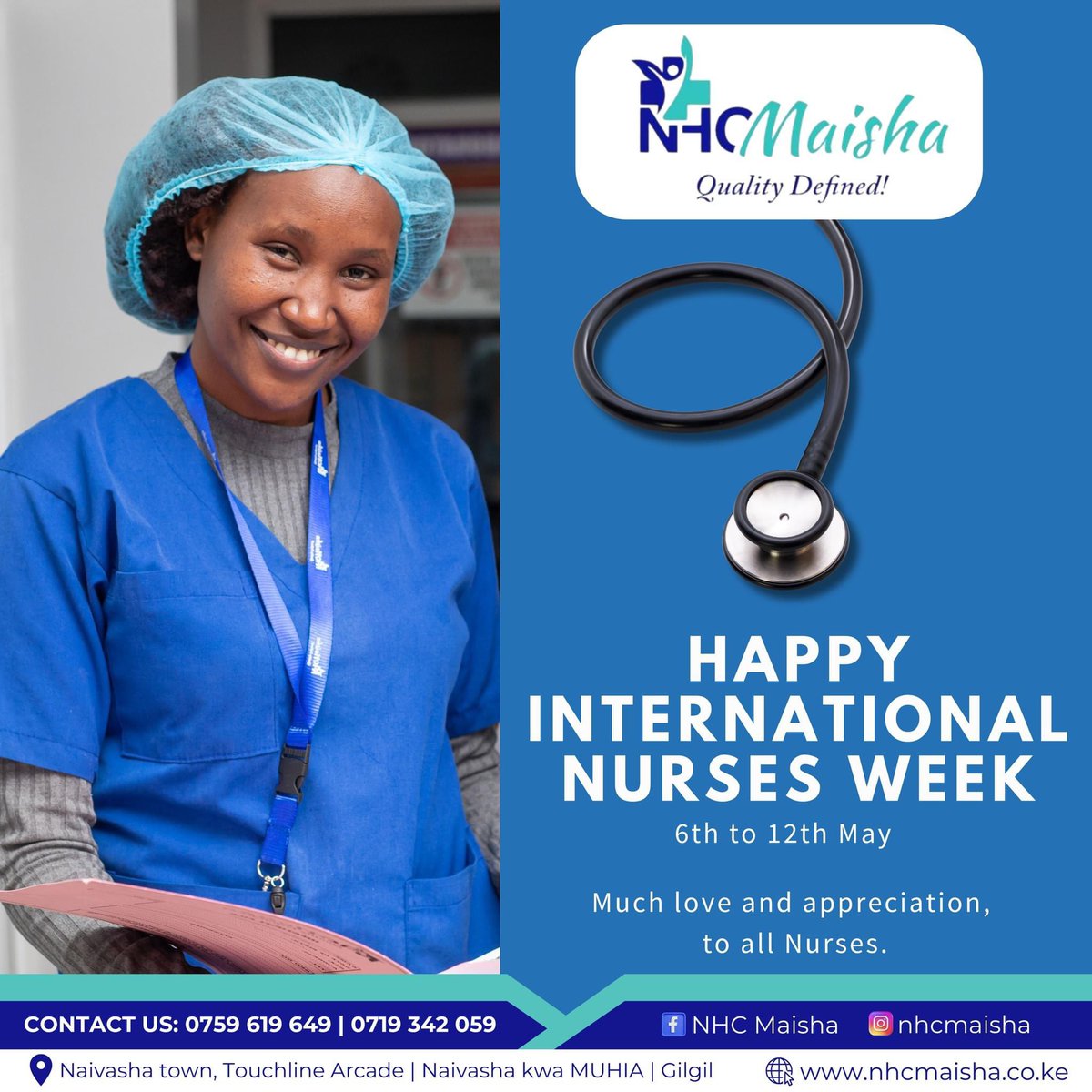 Celebrating the heart and soul of healthcare during International Nurses Week! Thank you to all the compassionate nurses around the world for your dedication, bravery, and tireless commitment to healing. 💙👩‍⚕️
 #NursesWeek #happynursesweek #internationalnursesweek