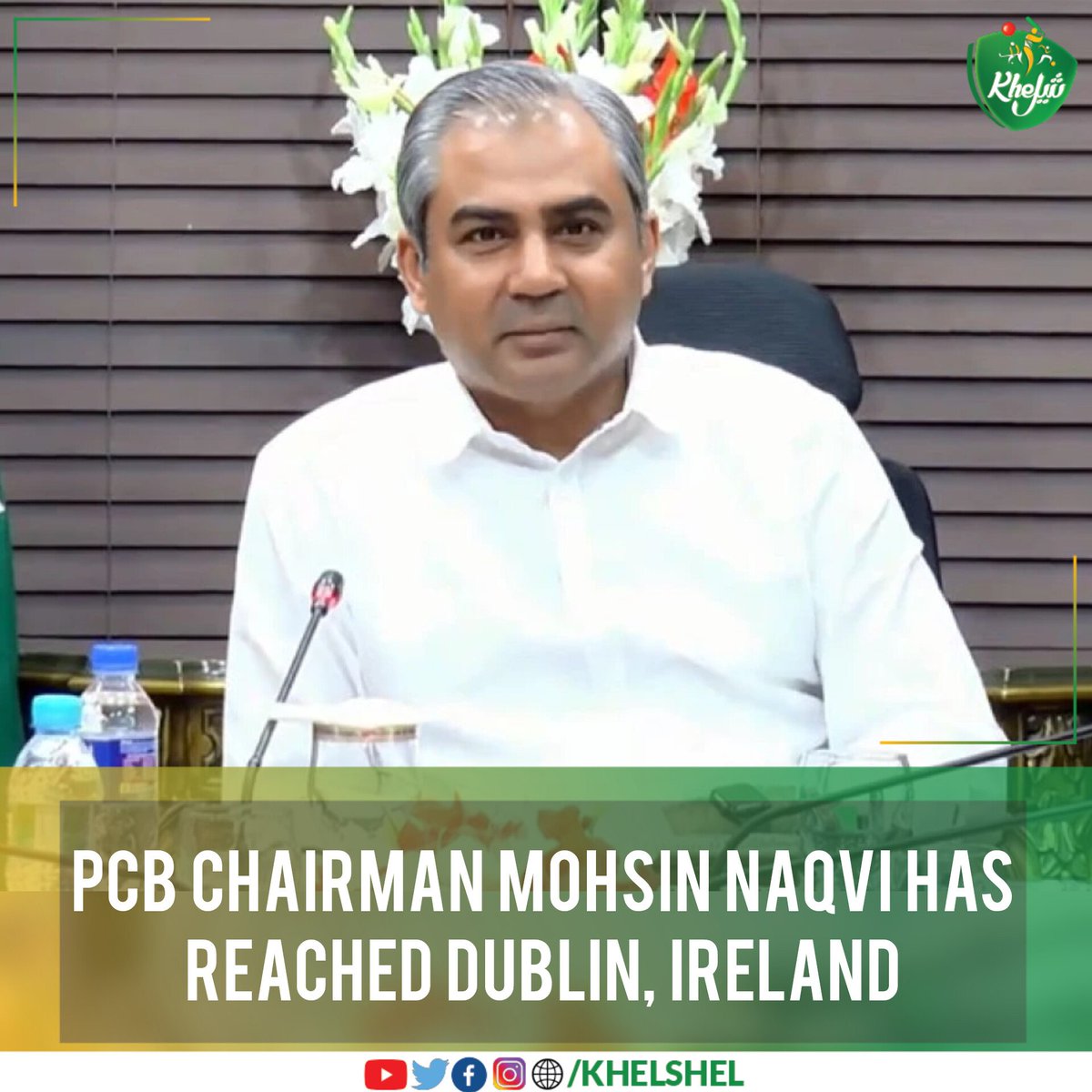 Mohsin Naqvi has landed in Dublin after Pakistan received the first ever defeat against Ireland in T20I. #IREvPAK | #Cricket | #Pakistan | #MohsinNaqvi | #Dublin | #Ireland