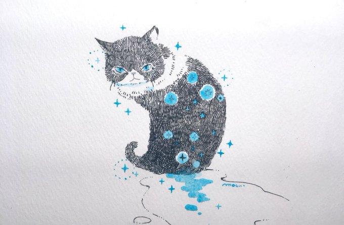 「blue eyes cat」 illustration images(Latest)｜4pages