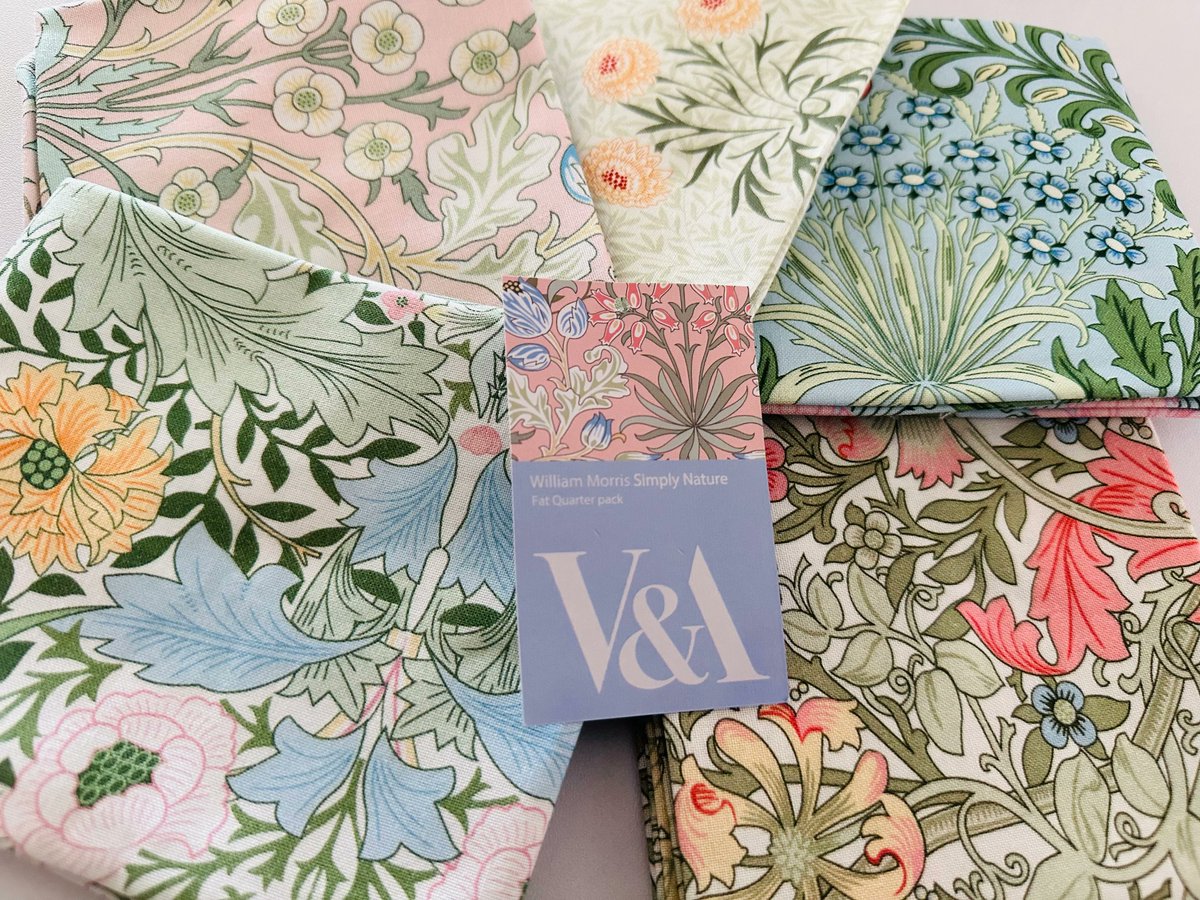 ✂️The Little Fabric Shop...  
Lovely New Fabric🧵🪡  
William Morris Simply Nature.  
#Quilting #Sewing #MHHSBD  
thelittlefabricshop.co.uk