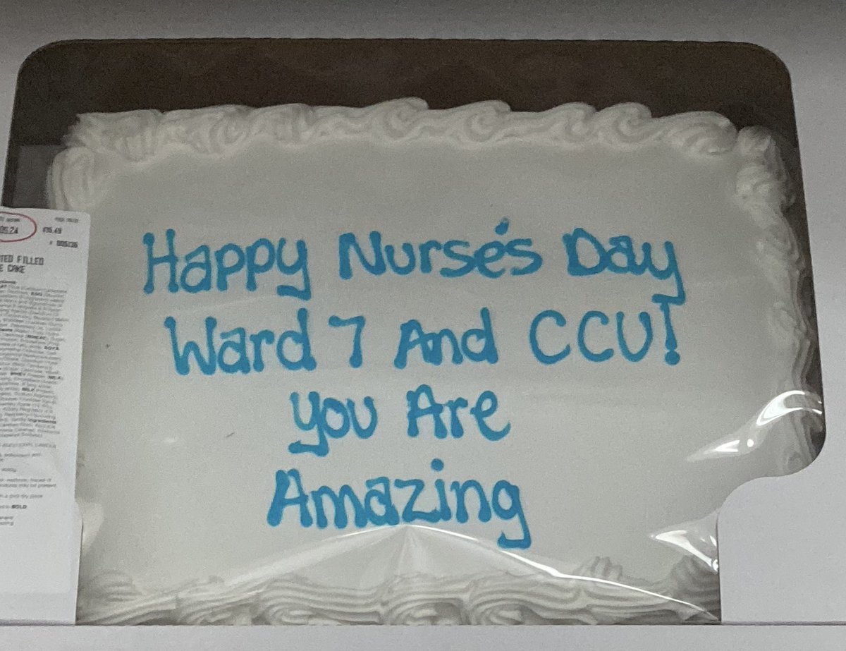 Ward7_CCU_ECT's tweet photo. Yesterday we celebrated Nurses Day which is Sunday 12th May! Just a little thank you to show how appreciated you all are 👏❤️ #NursesDay2024 #compassion #ThankYou https://t.co/qzE9RCZvM8