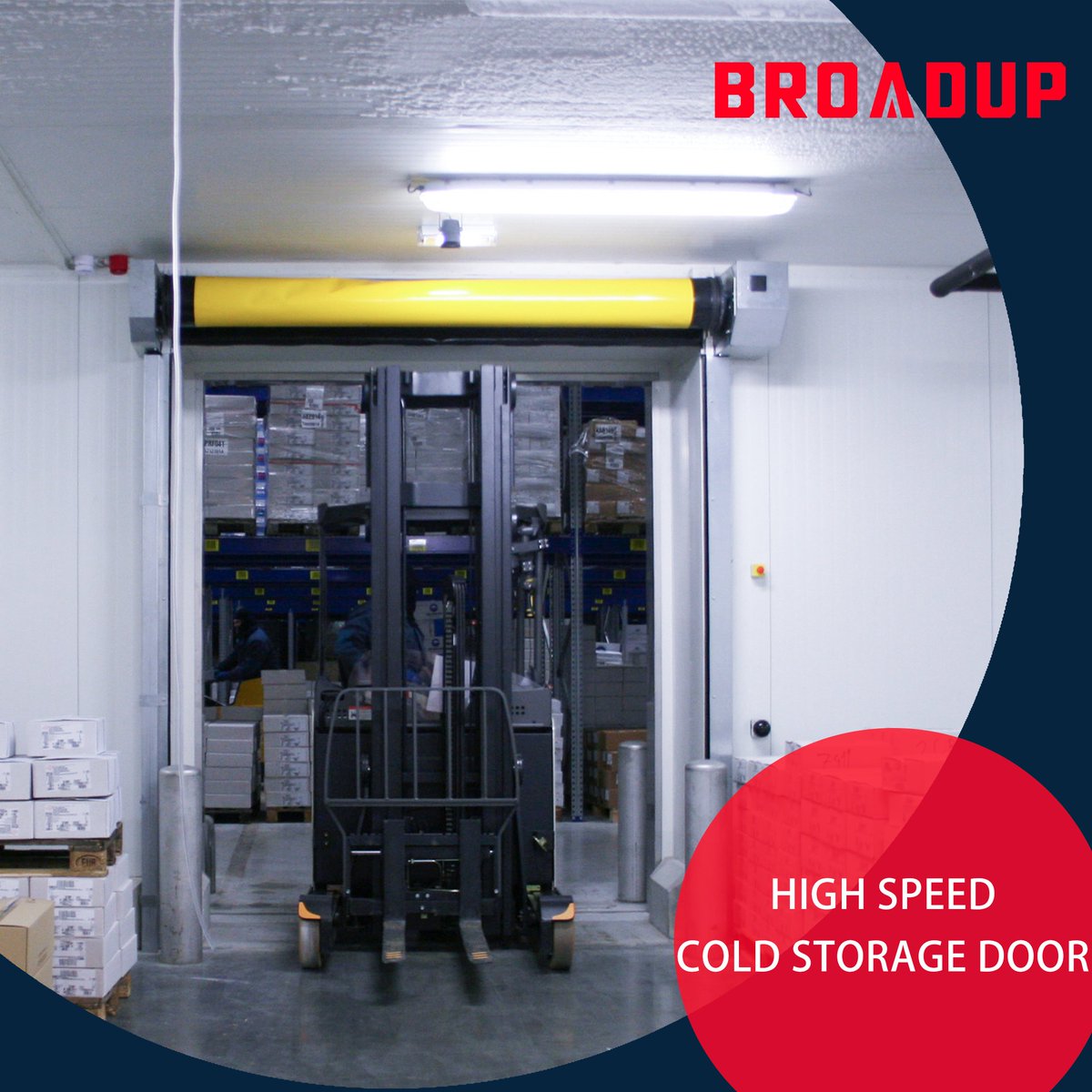 Reduce energy consumption and improve working efficiency with high-speed cold storage door. It is designed for safe and efficient access control for the freezer, cold logistic chain, etc. broadup.com.cn
#Doors #FAST #safety #Innovations #Efficiency  #energysavingtips