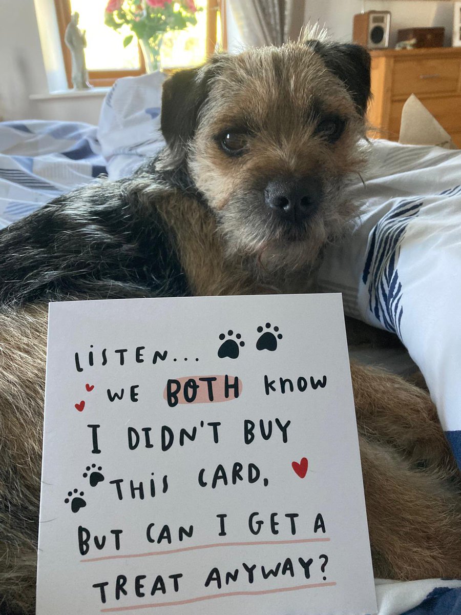 My Mummy’s birthday today! Got her this card- she thought it was fab and yes I did get a treato! I luvs my Mummy 🥰🥰🥰