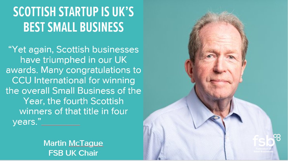 FSB Scotland (@fsb_scotland) on Twitter photo We could get used to this... <a href="/CCUInt1/">CCU International</a> has become the fourth Scottish winner of the Best Small Business in the UK title in five years, following <a href="/AmityFishCoLtd/">Amity Fish Company</a> <a href="/playGlencoe/">Glencoe Acticities</a> and <a href="/cruiselochness/">Cruise Loch Ness ๐ฅ</a> #talent #resilience #ingenuity
go.fsb.org.uk/4b8CRUo We could get used to this... <a href="/CCUInt1/">CCU International</a> has become the fourth Scottish winner of the Best Small Business in the UK title in five years, following <a href="/AmityFishCoLtd/">Amity Fish Company</a> <a href="/playGlencoe/">Glencoe Acticities</a> and <a href="/cruiselochness/">Cruise Loch Ness ๐ฅ</a> #talent #resilience #ingenuity
go.fsb.org.uk/4b8CRUo