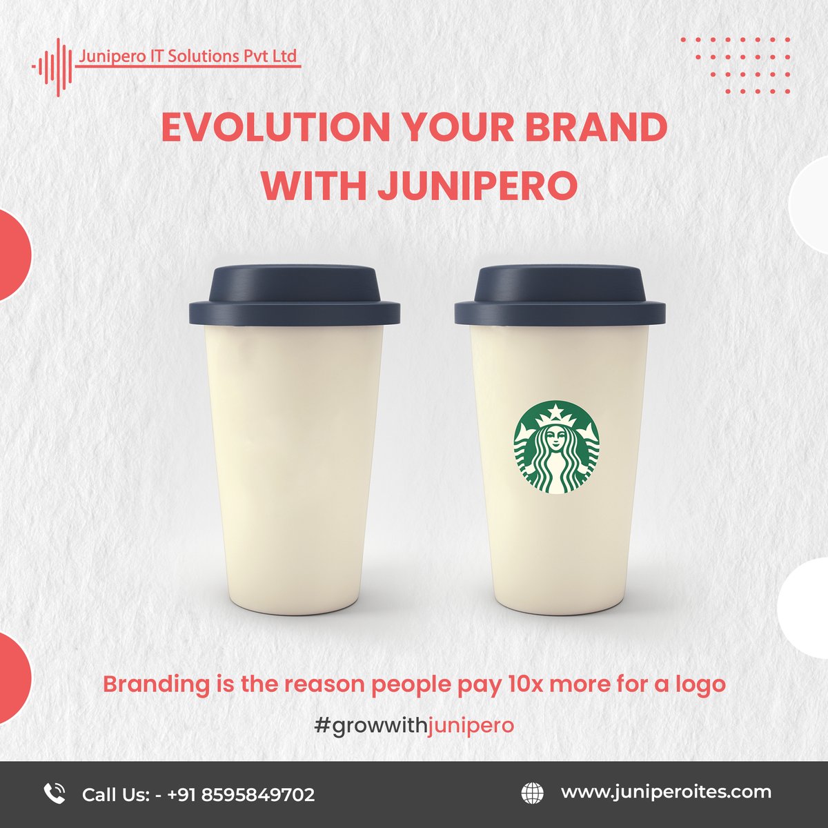 Juniperoindia's tweet image. Branding is the reason people pay 10x more for a logo.
-
-
-
#content #improvement #shareablecontent #mutimediacontent #socialmediacontent #strongimage #growwithjunipero #brand