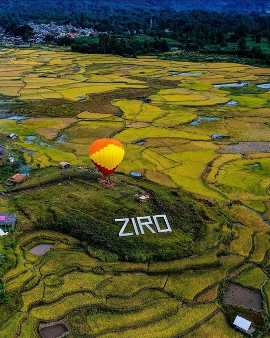 10 unexplored but picturesque Hill Stations of India 1. Ziro, Arunachal Pradesh