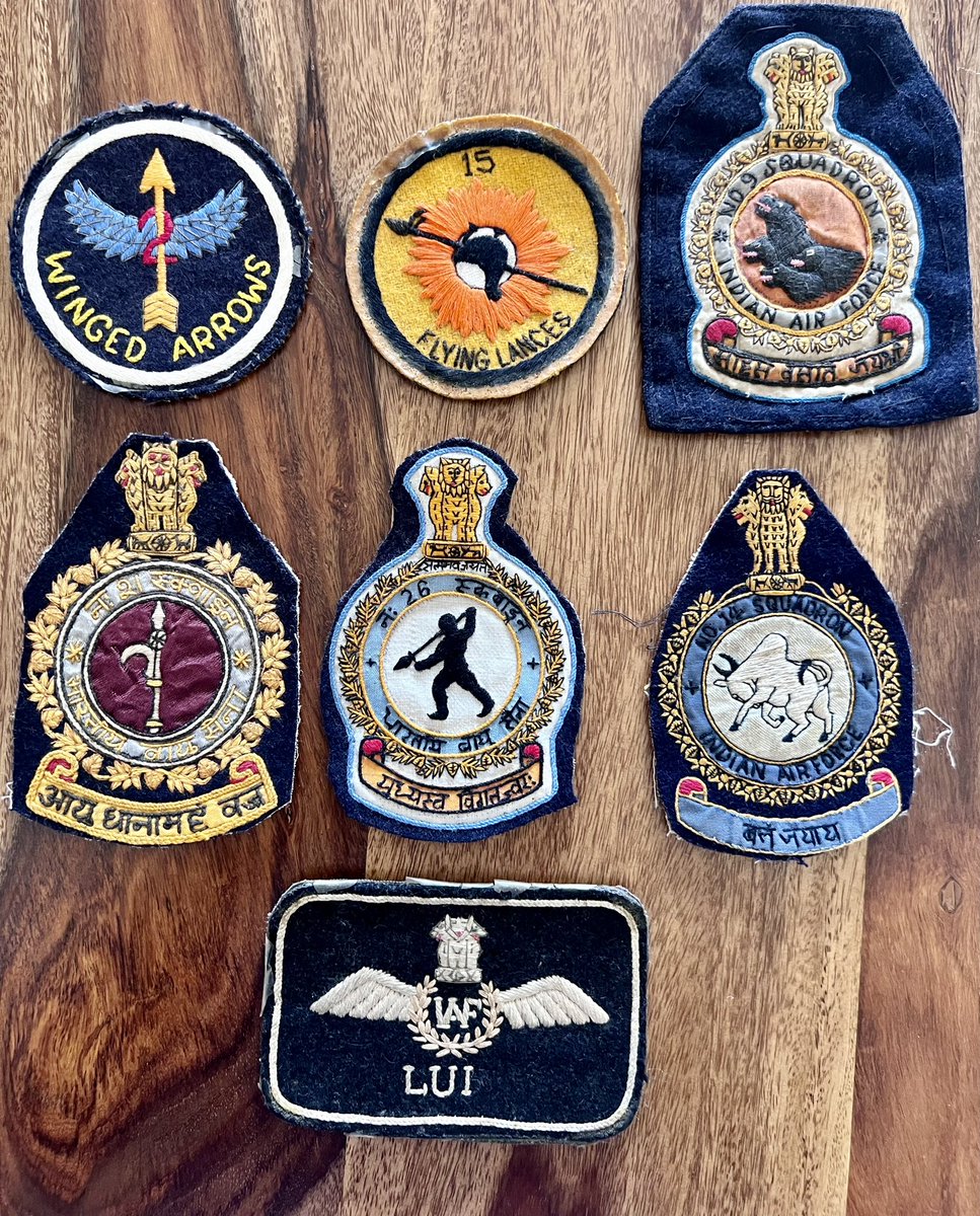 The charm of old world patches! From @luigupta collections #IAFHistory