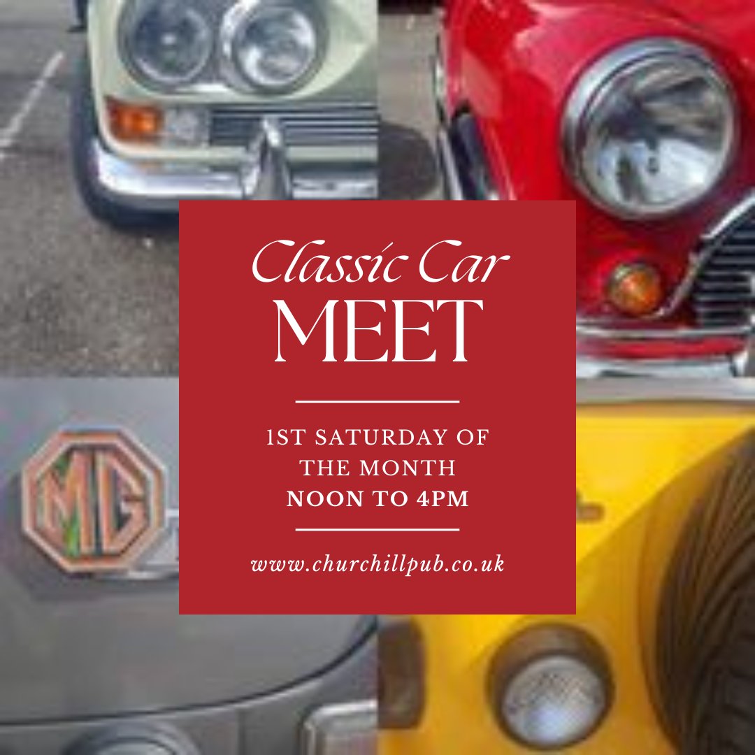 Join us for our next Classic Car Meet, Saturday 1st June.
We hope the sun will be shining and it will be lovely and warm so we can all sit outside and admire the classic beauty!
#ClassicCars #warmwelcomeawaits
