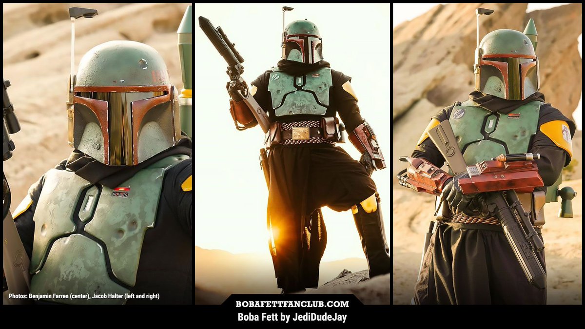 #BobaFett by JediDudeJay

See more from the cosplayer: instagram.com/jedidudejay/

Photos: @BenjaminFarren (center), @zjhalter (left and right)

#StarWars #Cosplay #DailyFett