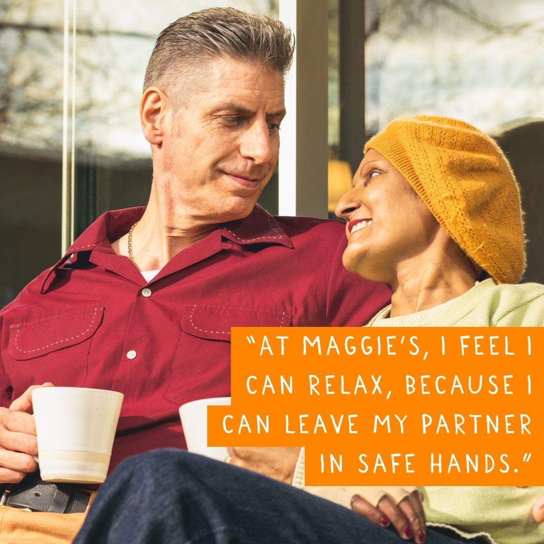 “Without Maggie’s I had nowhere to go.” For Seema and Lee, our centre is a space where they can get their cancer questions answered. Lee also comes in whenever Seema is receiving chemo to talk with our experts and receive support. Read their story here: brnw.ch/21wJFXY