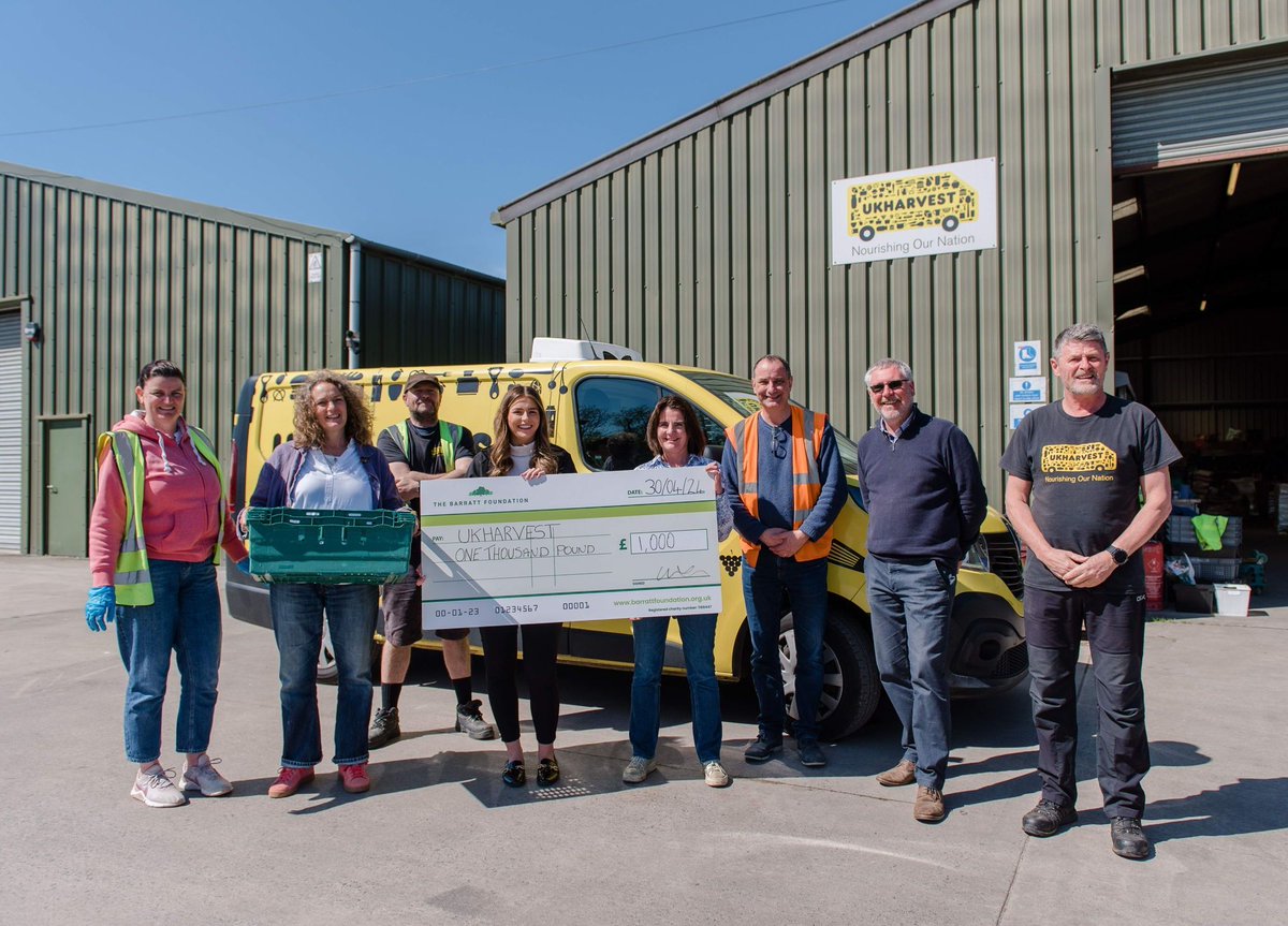 UKHarvest received a very generous donation of £1000 from BDWHomes, and we would like to offer a huge #thankyou to their charitable team who chose us! 💛 BDWHomes shared, “We like to support local communities and the work that organisations like UKHarvest is doing.”