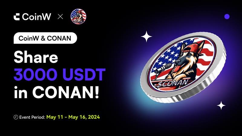 CONAN Grand Airdrop, Unlock 3,000 USDT Worth of $CONAN @Conan_erc_20
 
📅 May 11, 12:00 - May 16, 16:00 (UTC)
 
To enter:
✅ Complete the Gleam tasks: gleam.io/W7KKU/conan-gr…
✅ Tag 5 friends
 
Good luck!