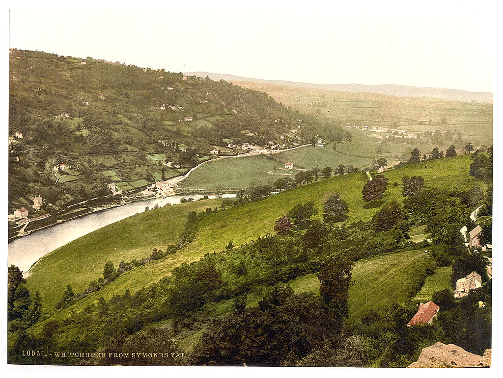 From Symonds Yat, Whitchurch, England, between ca. 1890 and ca. 1900.