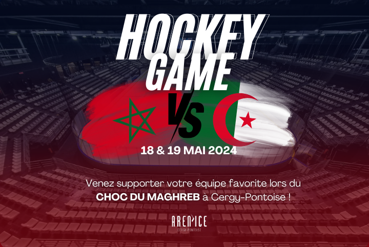 CergyPontoise95's tweet photo. #HOCKEY | 🔥🏒 Assistez à la rencontre des 2 meilleures équipes du continent africain : le Maroc et l'Algérie ! Rendez-vous samedi 18 et dimanche 19 mai à 20h30 à l'#ArenIce pour ce nouveau #tournoi de hockey ! 🏆
ℹ Infos & résa 👇
https://t.co/batQ1ypnbl https://t.co/sIsLbf5RXB