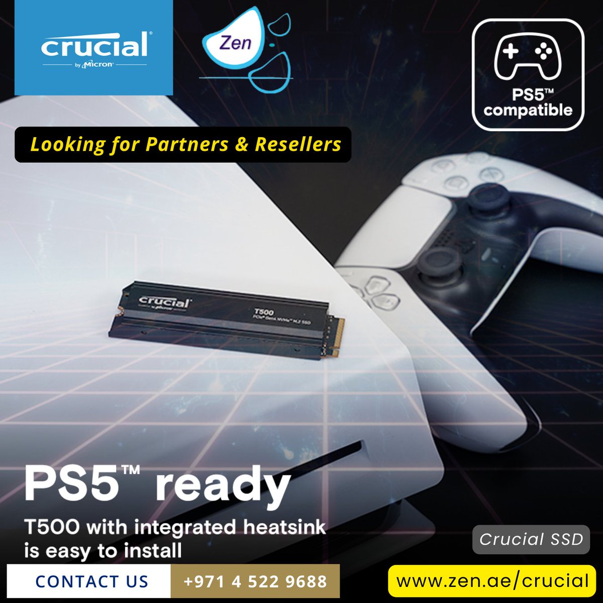 #crucial Crucial SSD

Looking for partners & resellers.

smpl.is/92nwc

#3cx #zenitdxb #zenit #businesscommunication #dubaistartup #3cxhosting #simhosting #saudistartups