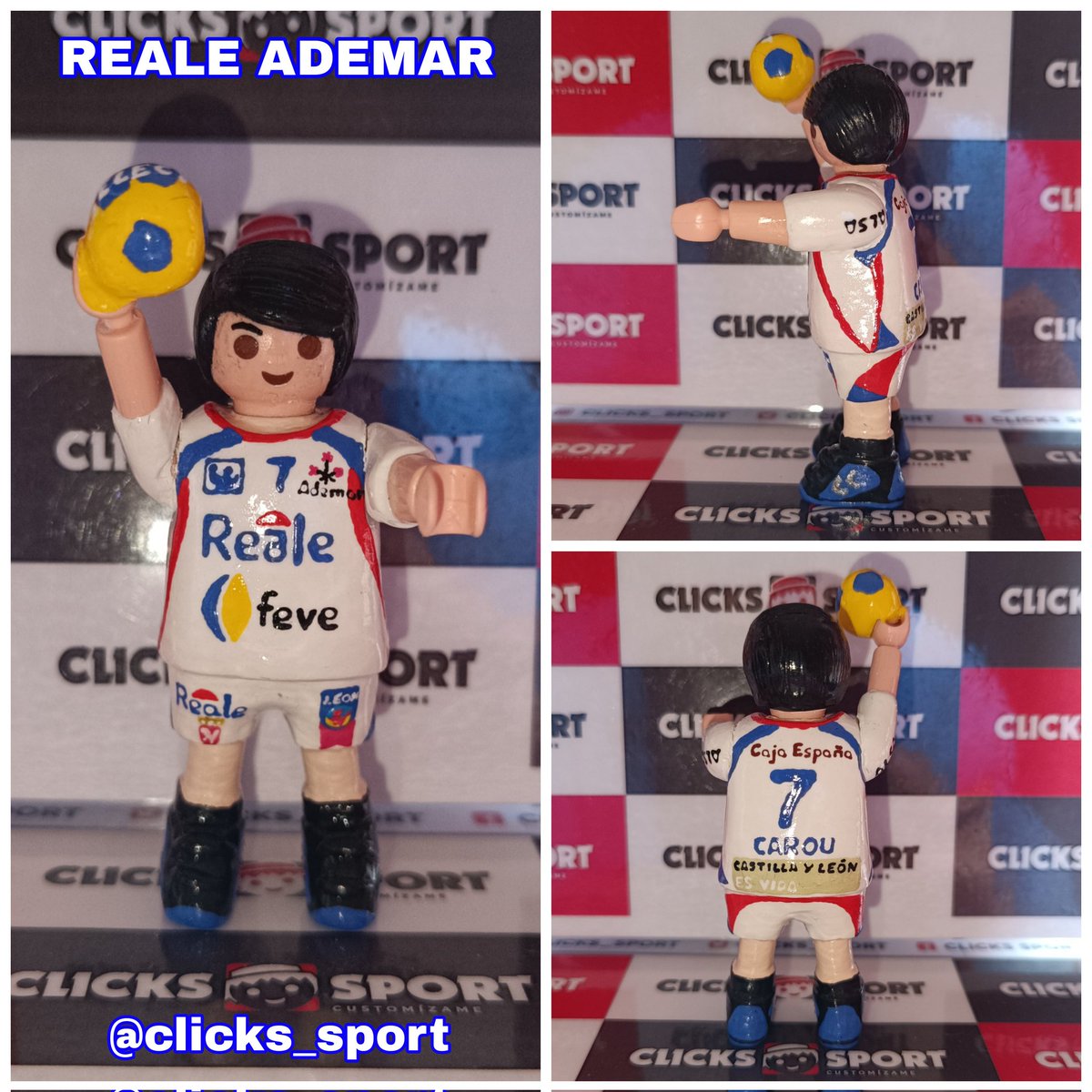 Clicks Sport (@clicks_sport) on Twitter photo Qué orgullo poder realizar la colección de clicks sobre la trayectoria deportiva de <a href="/CarouGonzalo/">Gonzalo Carou</a>
En éste caso, con la camiseta del <a href="/ADEMARLEON/">//Abanca Ademar León</a> #leon #leonesp
#balonmano #handbol
#handmade #clickssport #regalospersonalizados #regalosmolones #playmobilart #customplaymobil Qué orgullo poder realizar la colección de clicks sobre la trayectoria deportiva de <a href="/CarouGonzalo/">Gonzalo Carou</a>
En éste caso, con la camiseta del <a href="/ADEMARLEON/">//Abanca Ademar León</a> #leon #leonesp
#balonmano #handbol
#handmade #clickssport #regalospersonalizados #regalosmolones #playmobilart #customplaymobil