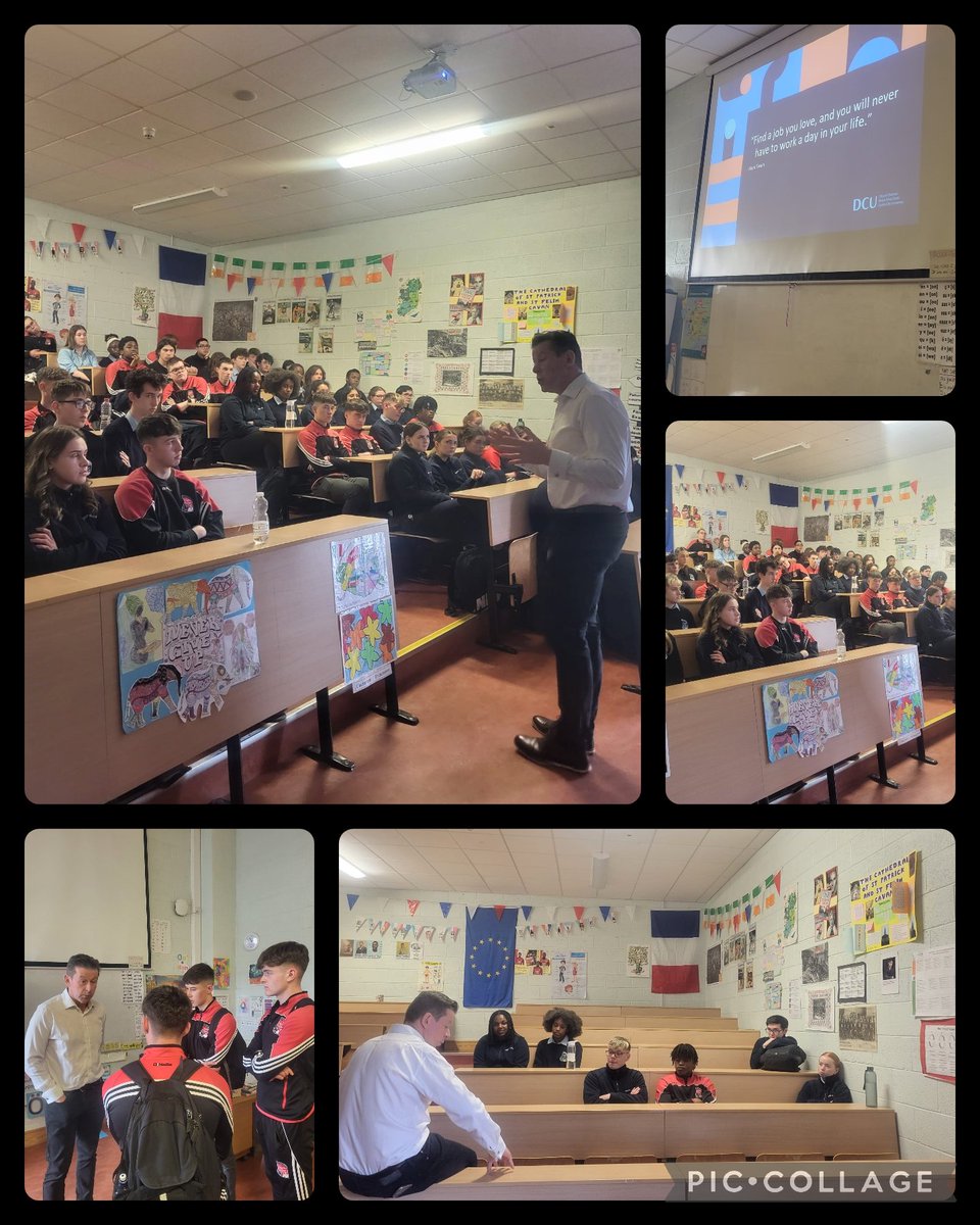 ***Careers Talk***
@VirCollege would like to thank Andrew McCarren, Head of School of Computing @DCU  for to talk to our 5th & 6th year students about Computer Science at 3rd level!! 💻📊🥼ℹ️
#excellenceineducation #community #computerscience #inspirational #careerguidance