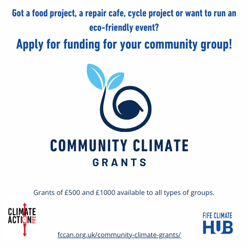 TransitionUStA's tweet photo. 🌍 Need climate funds for your Fife Community Group? 🌱
@FifeCCAN &amp; @ClimateActFife are offering £25,000! 🎉
💰 Up to £1500 for YOUR projects!
🌿 Start a new group with £500 for Fife Climate Festival!
 Visit https://t.co/qkud1mZMZ3 #CommunityClimateGrants #ClimateActionNow https://t.co/7wiYtqZQBI