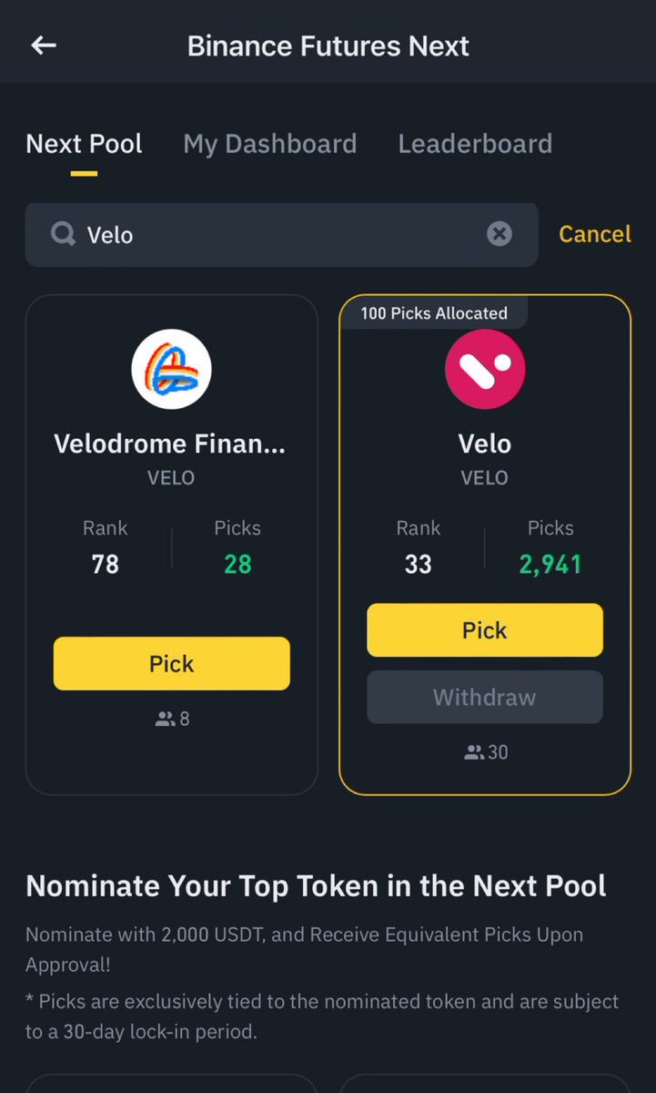 Want #Binance  Listing ?

Retweet &amp; Like ❤️

And the pump that will change your life??

$VELO l <a href="/veloprotocol/">Velo Official</a>