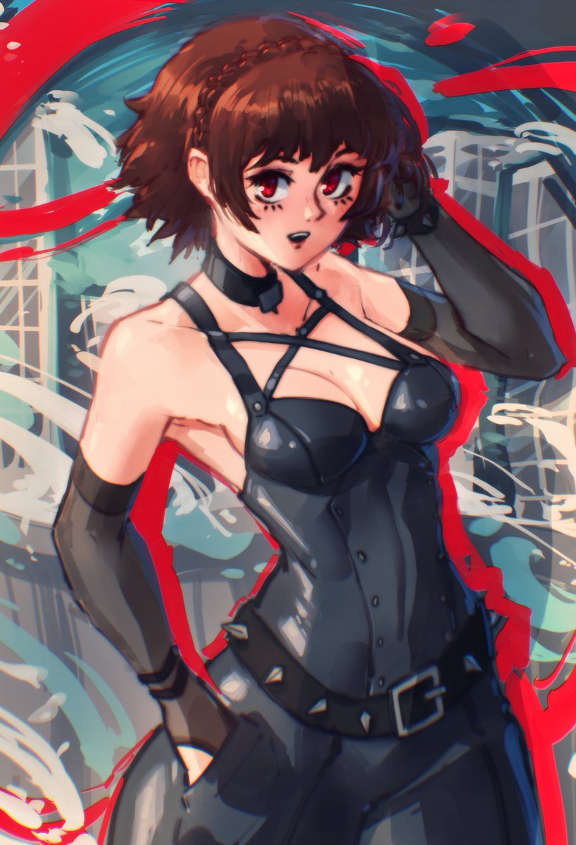 Absolutely random Makoto sketch🟥 #Persona5Royal