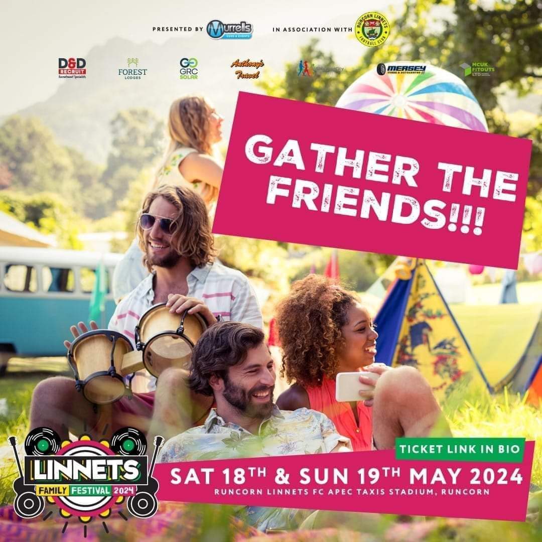 The @RuncornLinnets 2 Day Family Festival On The Pitch Sat 18th & Sun 19th May Tkts £20 Adults u18s £10 U5s Free Contact Myself For Tkts Or Online murrellstoursandevents.com