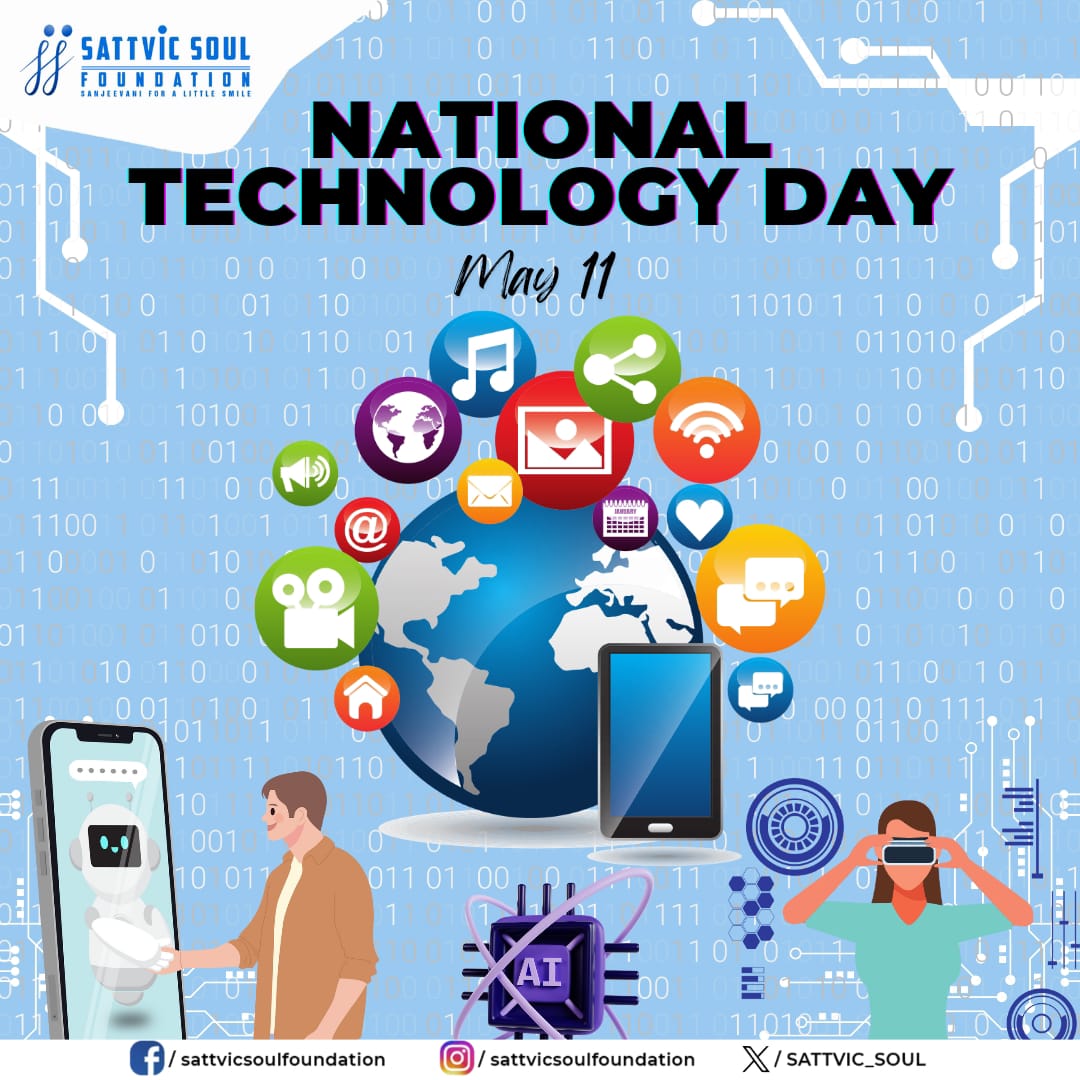 National Technology Day is celebrated to honour the successful test firing of the Shakti-I nuclear missile in 1998. It is a day to recognise the contributions of scientists, engineers, and innovators in advancing technology for the betterment of society. #NationalTechnologyDay👨‍💻