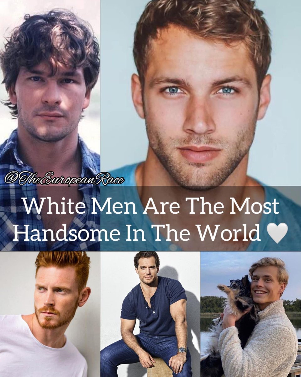White Race Men Are The Most Handsome Men In The World. 🥰❤️😍🤍💪🏻 WhiteMen Handsome TheBestEver