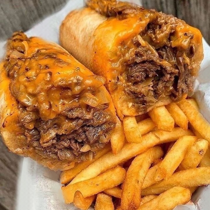 Cheese 🧀 Steak Sub and Fries 🍟  homecookingvsfastfood.com 
#homecooking #food #recipes #foodpic #foodie #foodlover #cooking #hungry #goodfood #foodpoll #yummy #homecookingvsfastfood #food #fastfood #foodie #yum