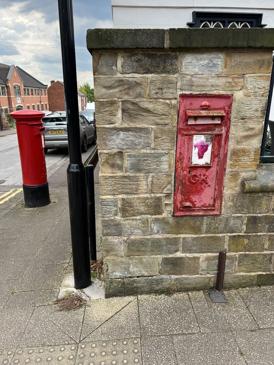Double trouble in Staveley, Derbyshire. #PostboxSaturday