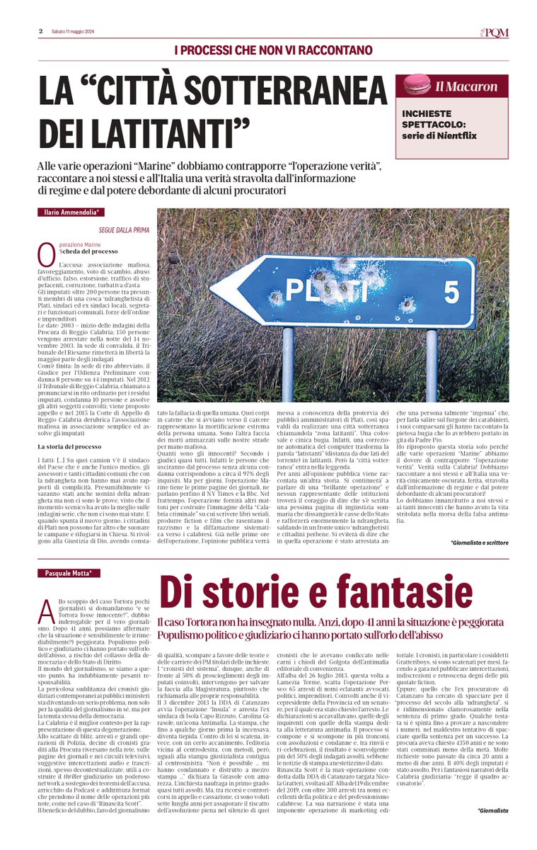gdcaiazza's tweet photo. Ma sui clamorosi flop della grandi inchieste giudiziarie calabresi, e sull'esercito di innocenti le cui vite sono state travolte, si vorrà aprire gli occhi prima o poi? Intanto lo facciamo noi di PQM (ed è la prima di due puntate). Buona lettura https://t.co/F0xwTNzkJ2